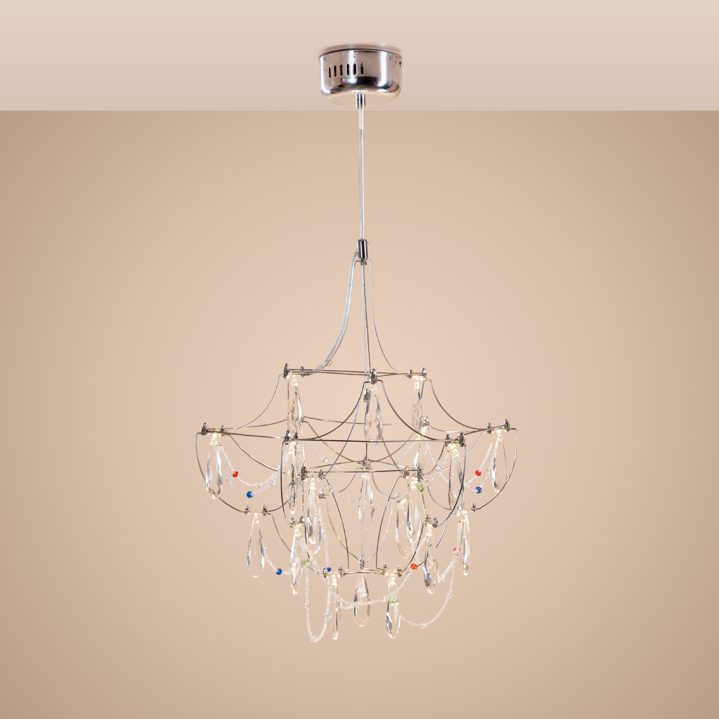 Chromatic S Chandelier
