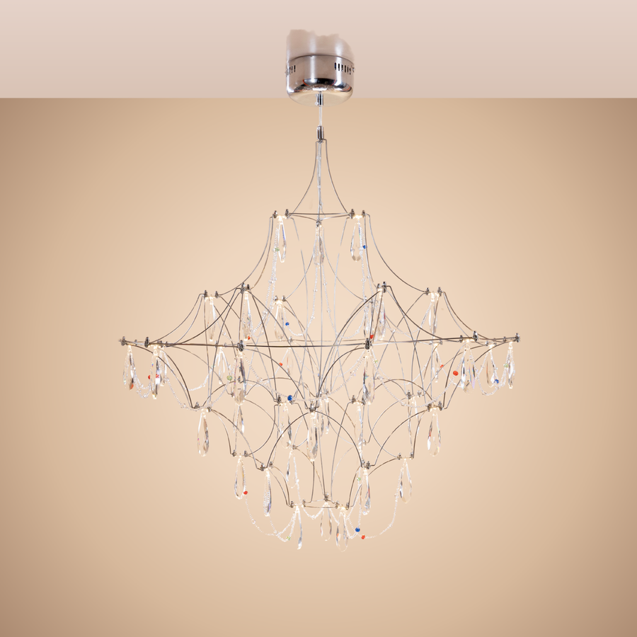 Chromatic L Chandelier