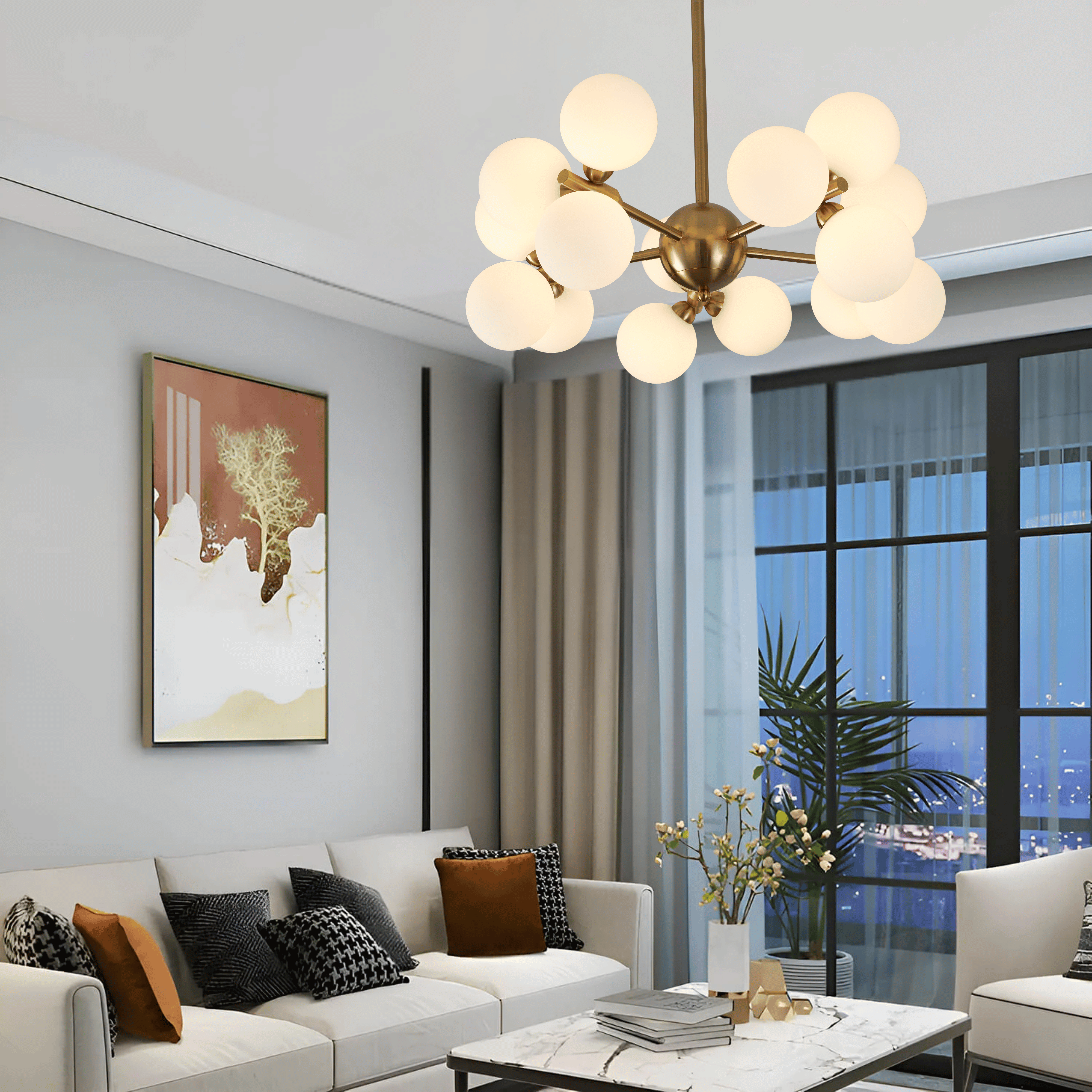 Globo Cluster Chandelier