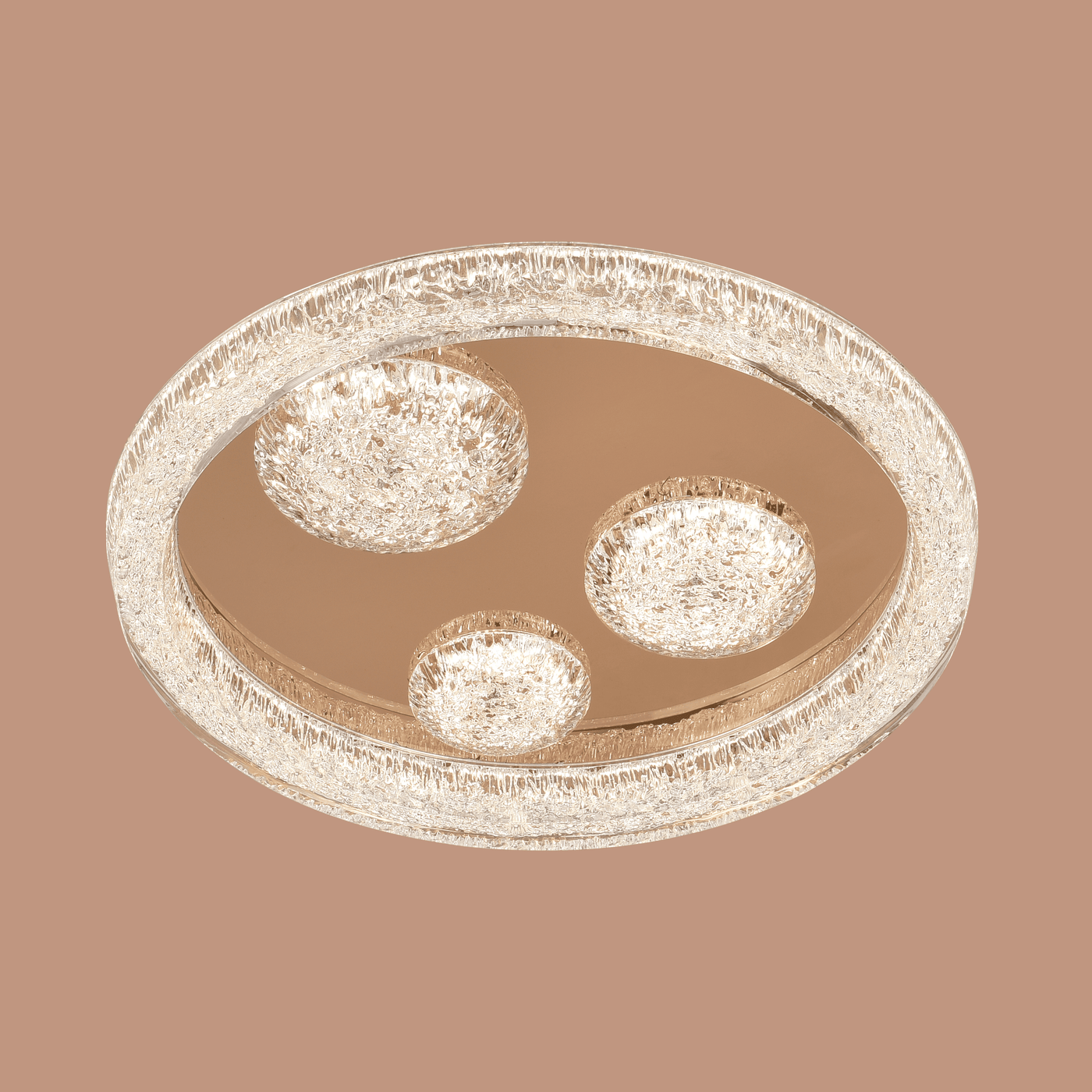 Icicle Bloom Round Ceiling Light - Teenbatti