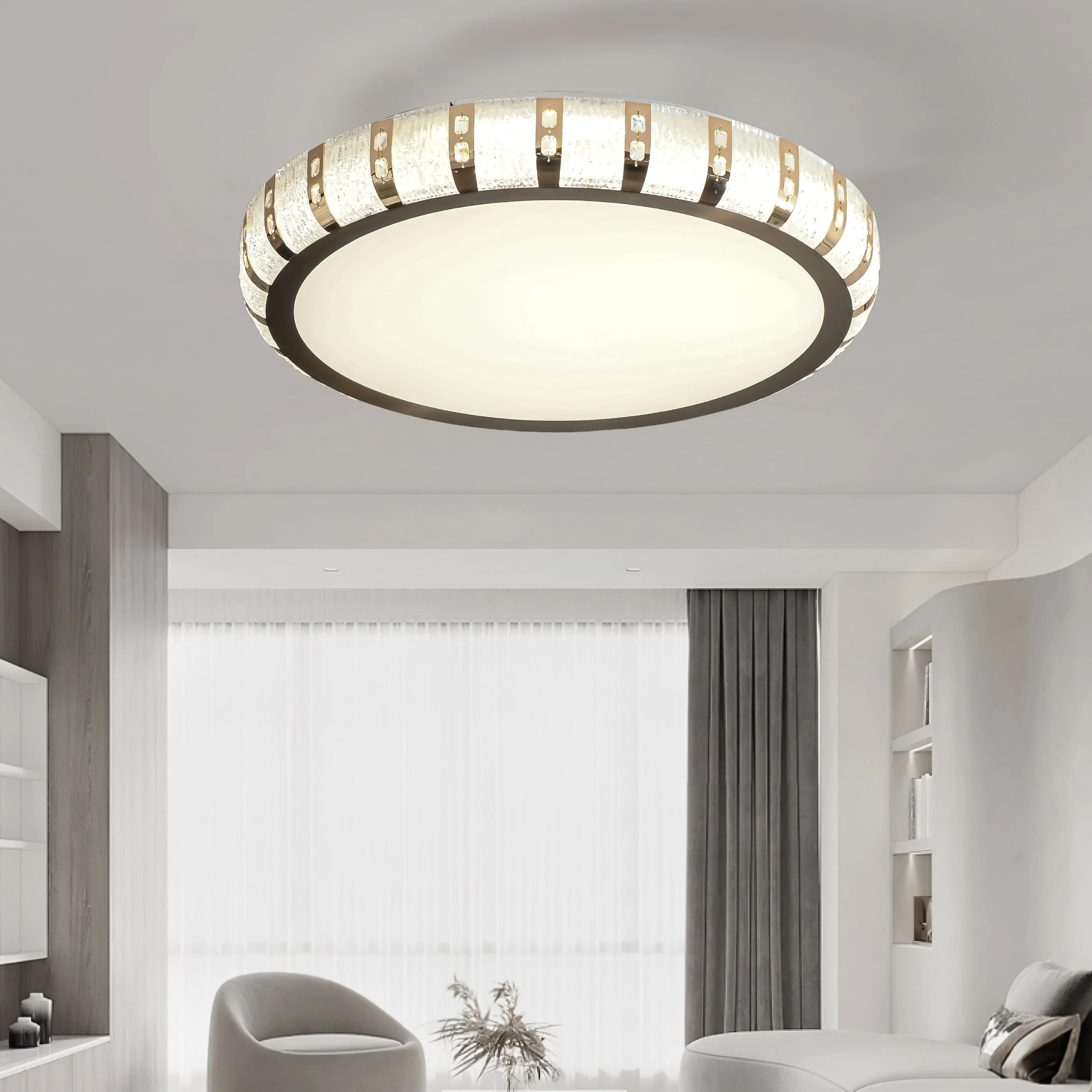 Radiant Disc Ceiling Light - Teenbatti