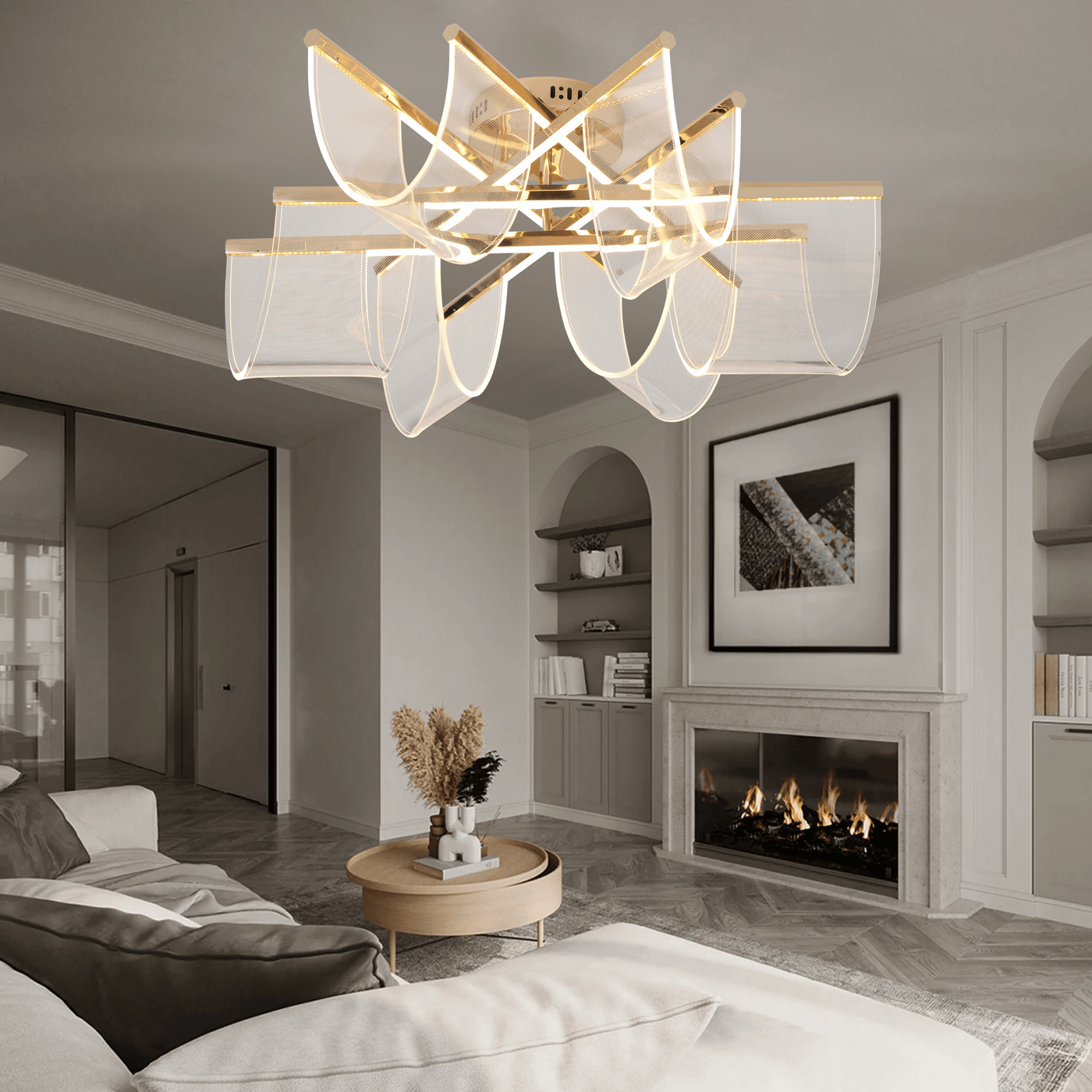 Lumina Weave L Ceiling Light
