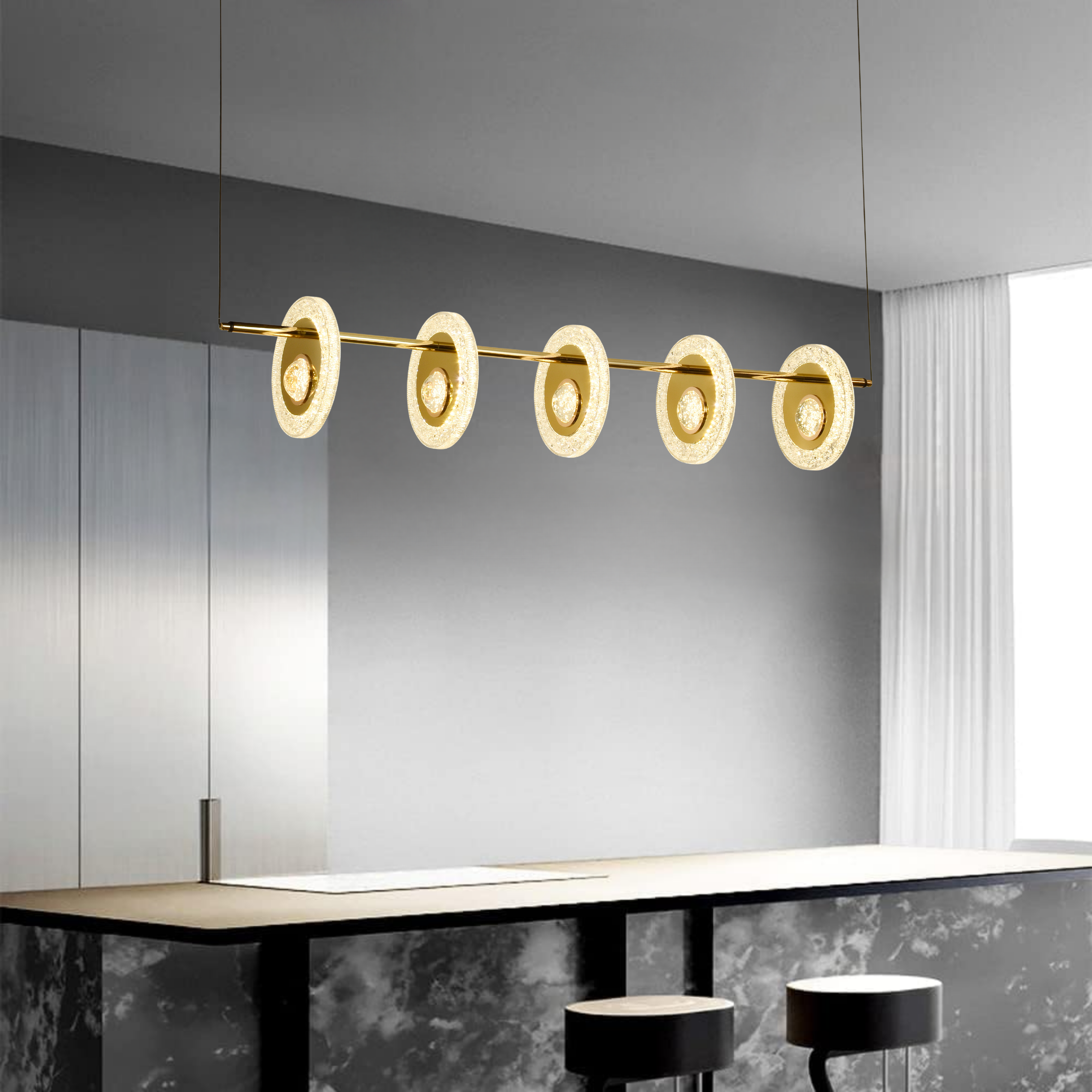 Sparkling Ring Linear Light