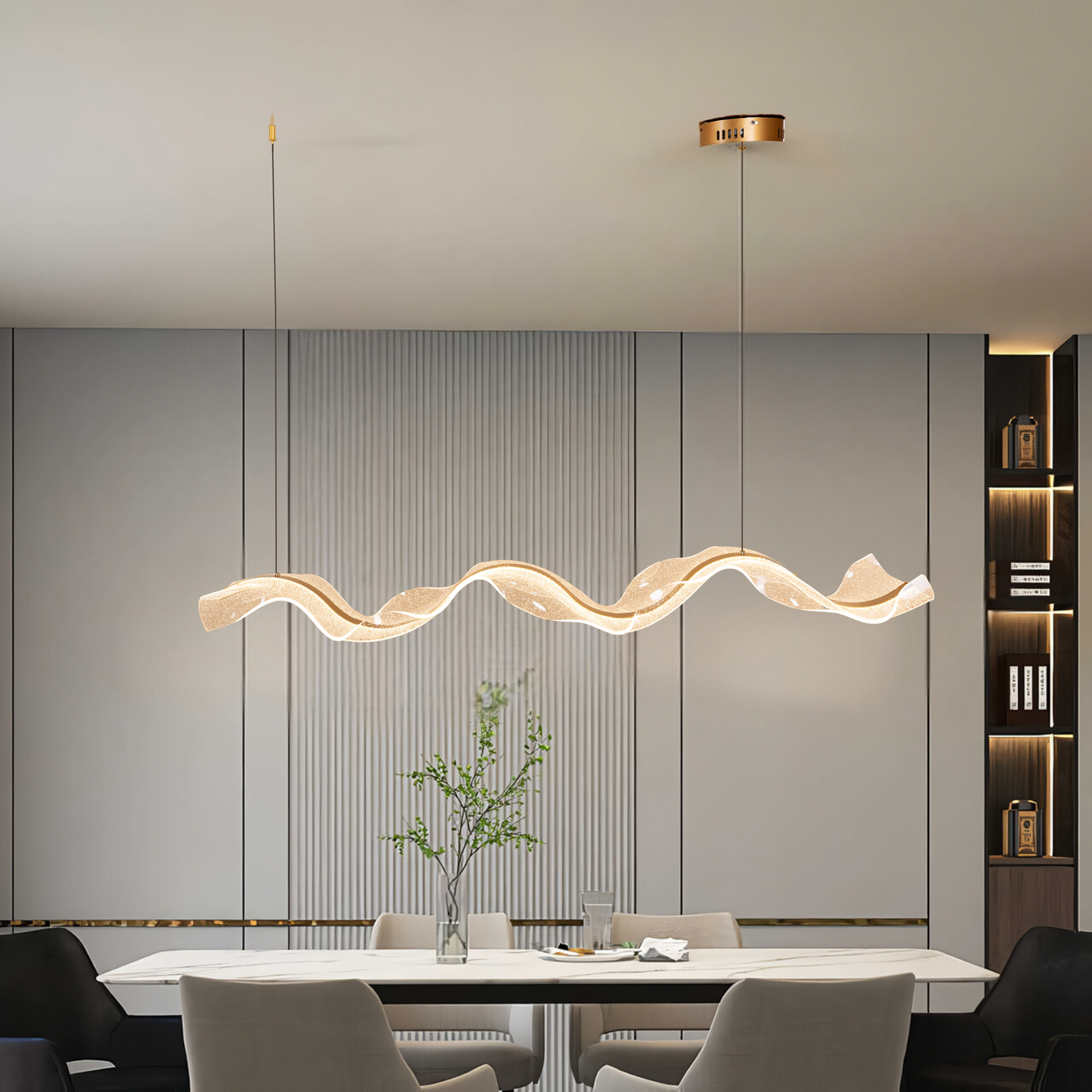 Serene Wave Linear Light
