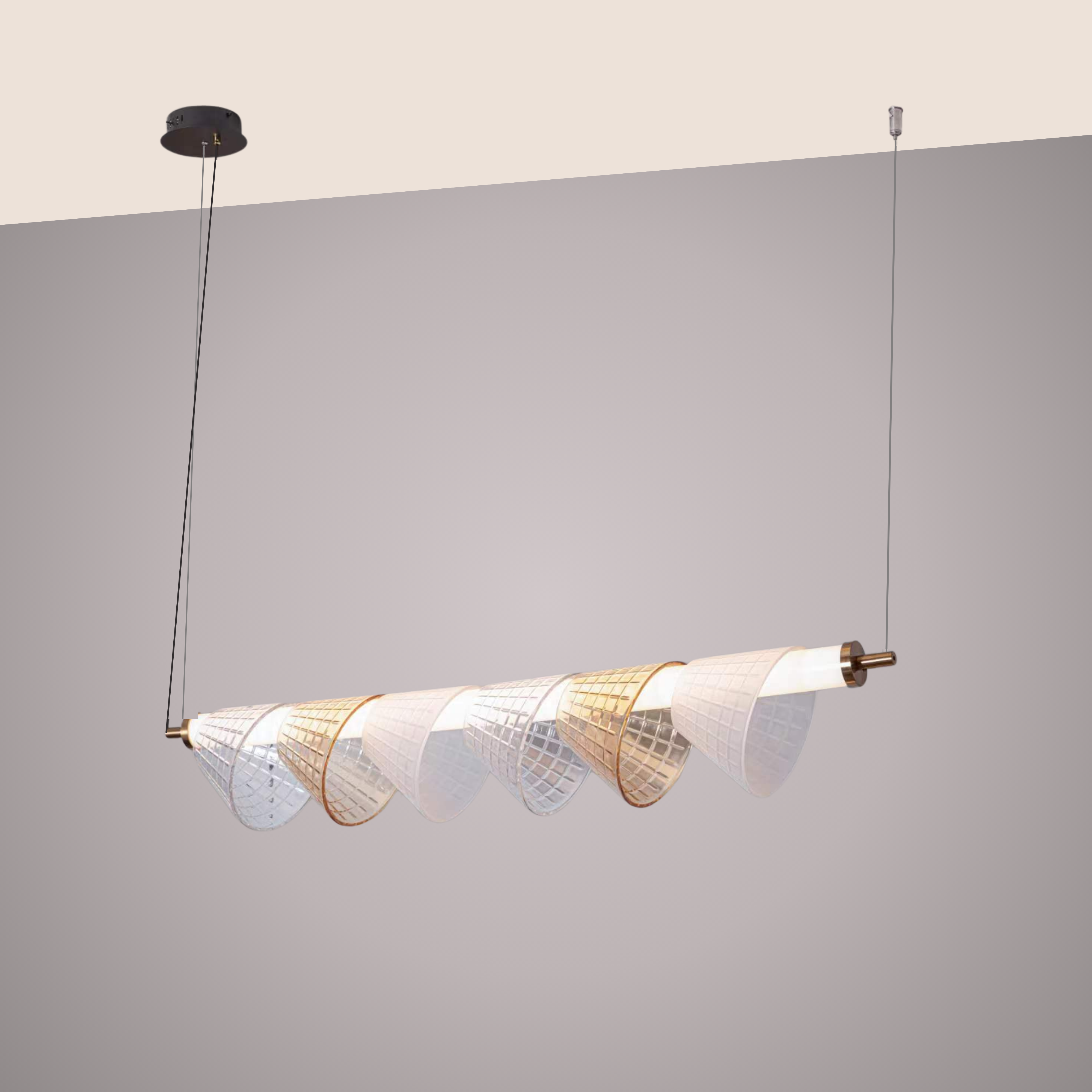 Conical Convergence Linear Light