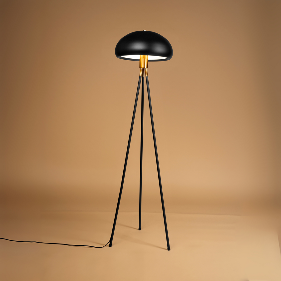 Mid-Century Tripod Floor Lamp - Teenbatti