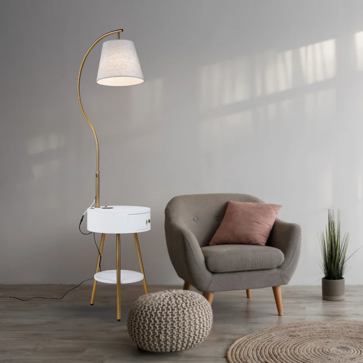 Arcside Floor Lamp - Teenbatti