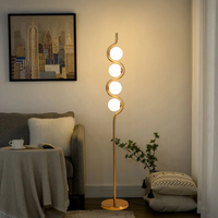 Serpentine Glow Floor Lamp - Teenbatti