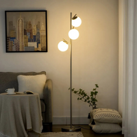 Globes Three Floor Lamp - Teenbatti