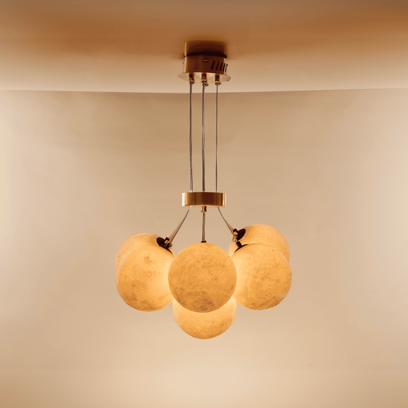 Ethereal Moon Hanging Light - Teenbatti