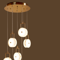 Lunar Orbit Hanging Light - Teenbatti