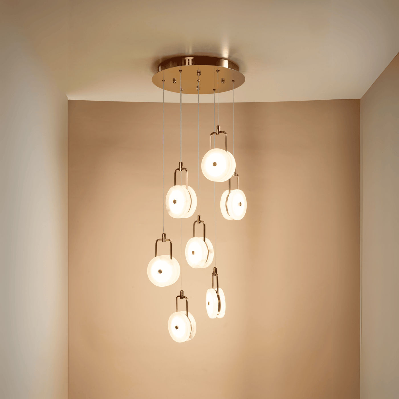 Lunar Orbit Hanging Light - Teenbatti