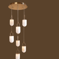 LuxeGlow Hanging Lamp - Teenbatti