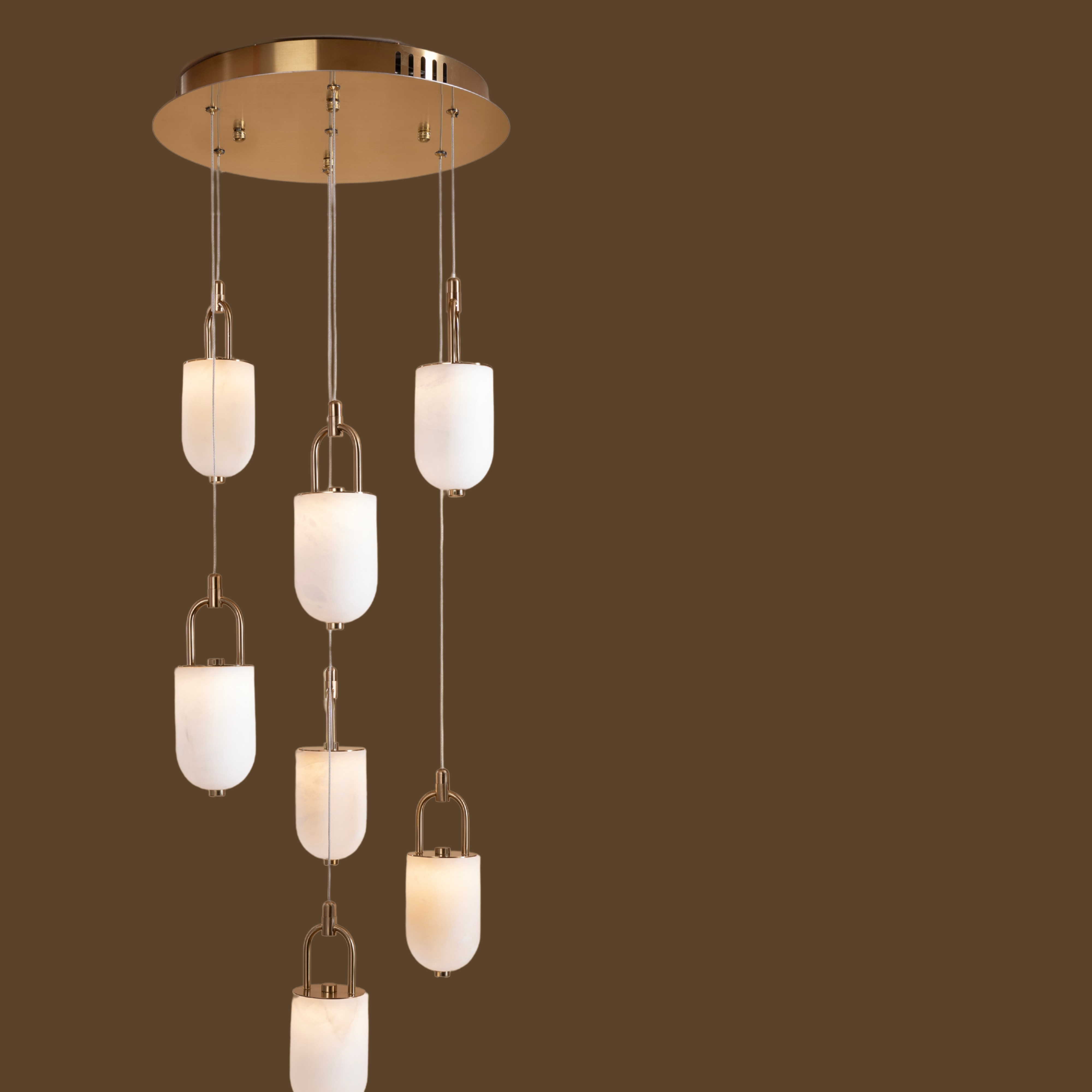 LuxeGlow Hanging Lamp - Teenbatti