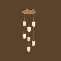 LuxeGlow Hanging Lamp - Teenbatti