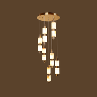 Cascading Onyx Hanging Light - Teenbatti