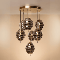 Honeycomb Halo Hanging Light - Teenbatti