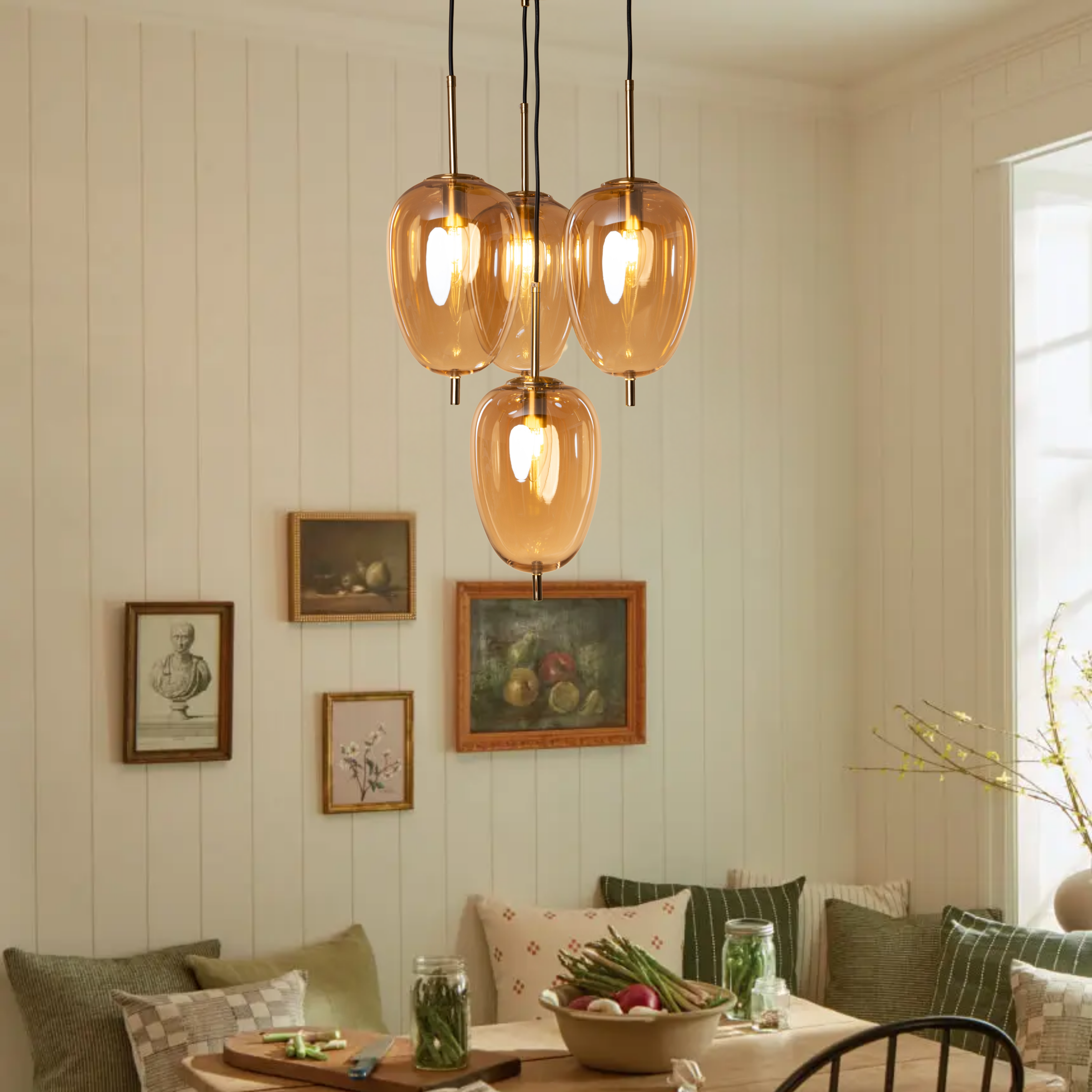 Triad Hanging Light - Teenbatti