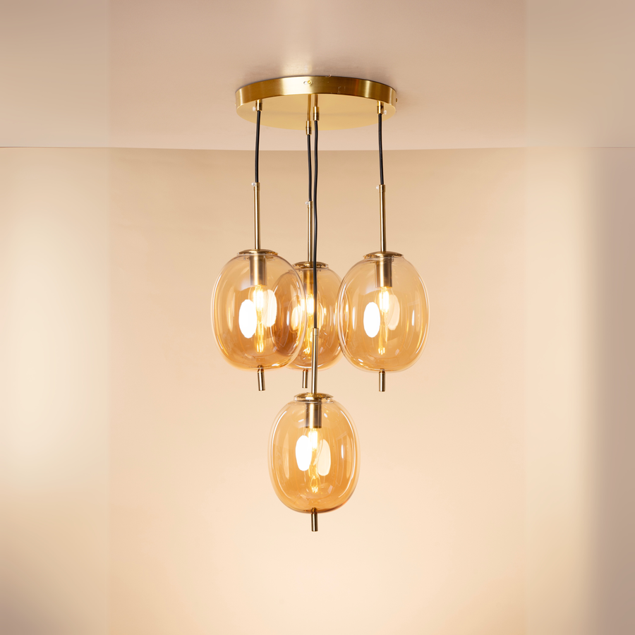 Quadra Hanging Light - Teenbatti