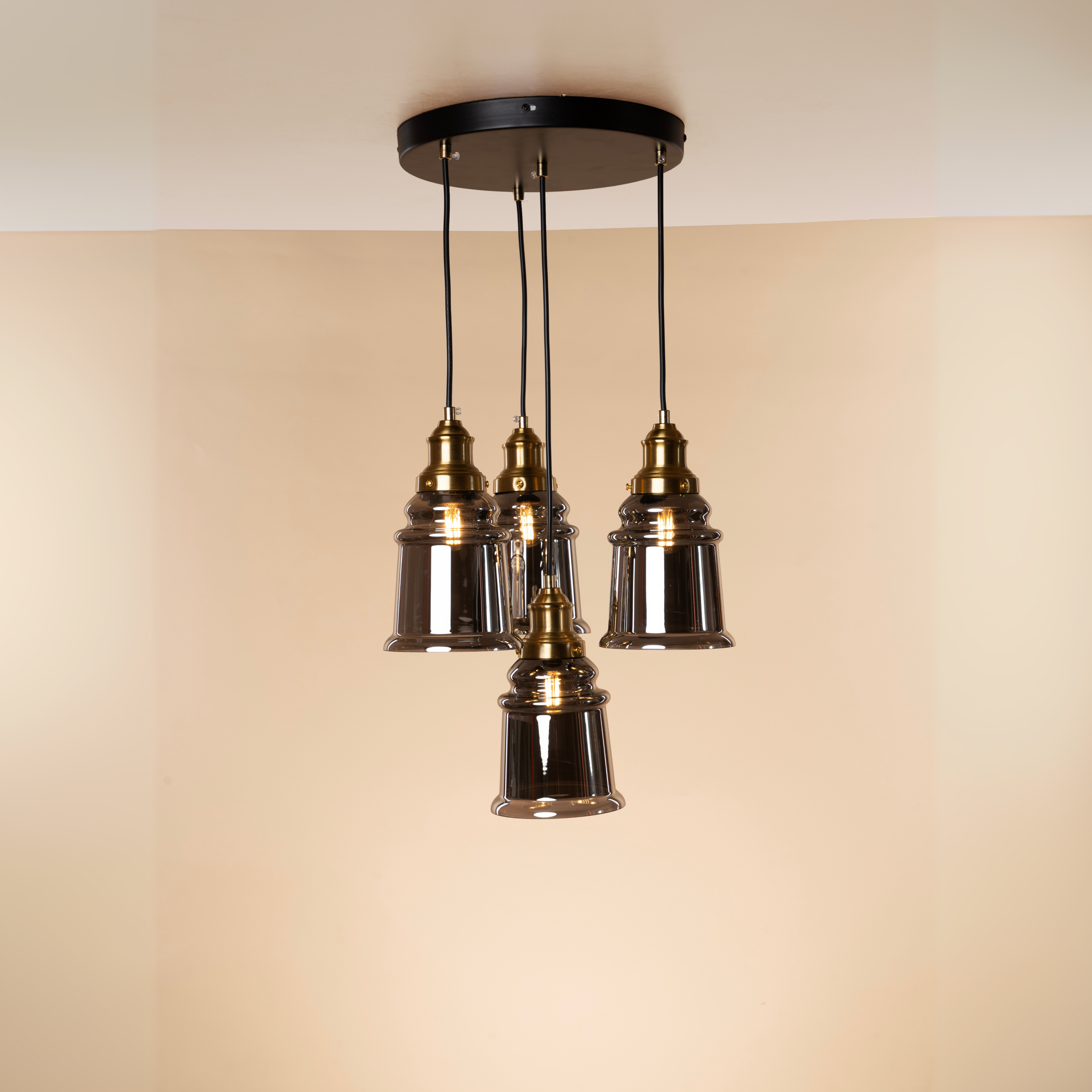 Temple Bell Hanging Light - Teenbatti