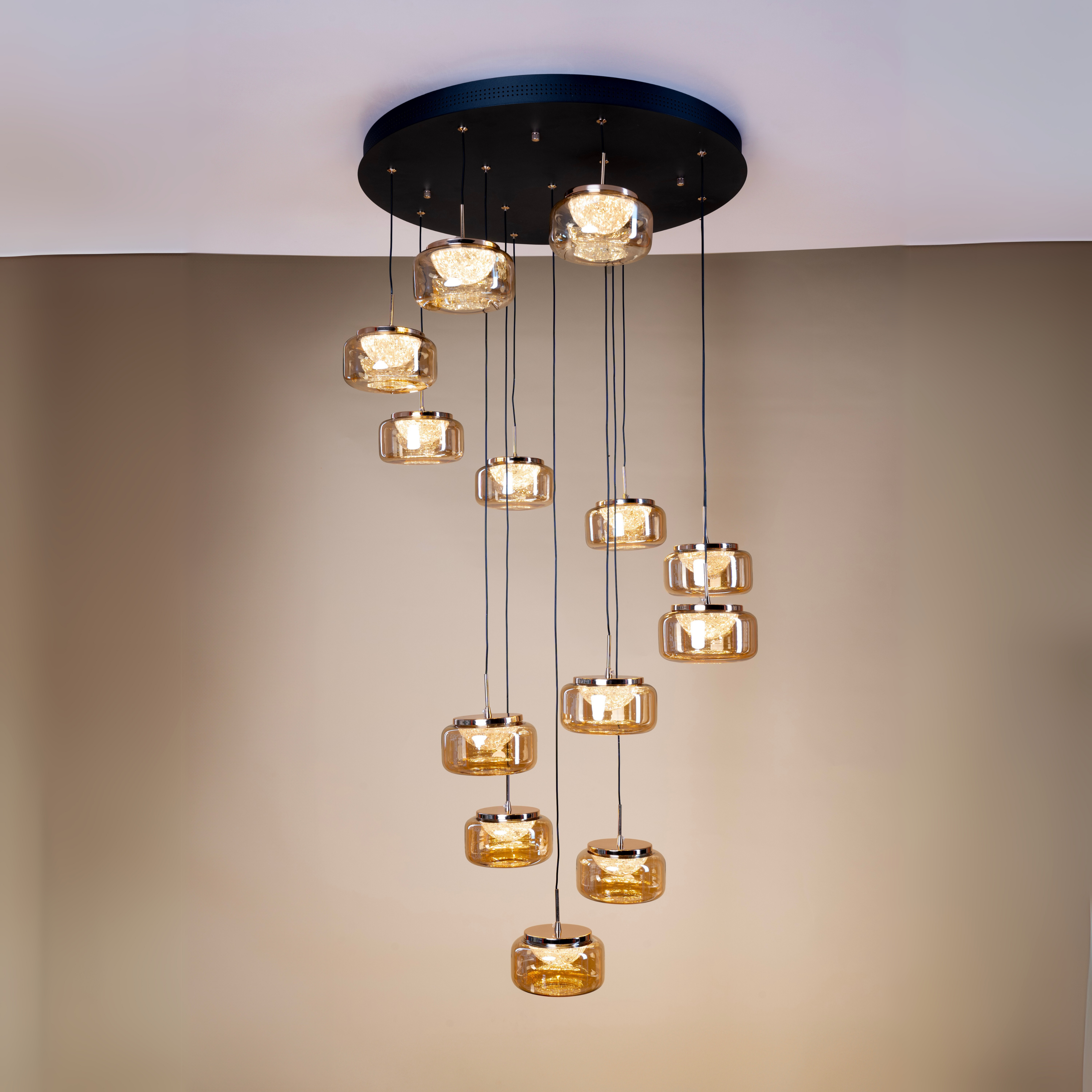 Facet Thirteen Hanging Light - Teenbatti