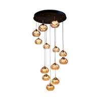 Smoked Ember Hanging Light - Teenbatti