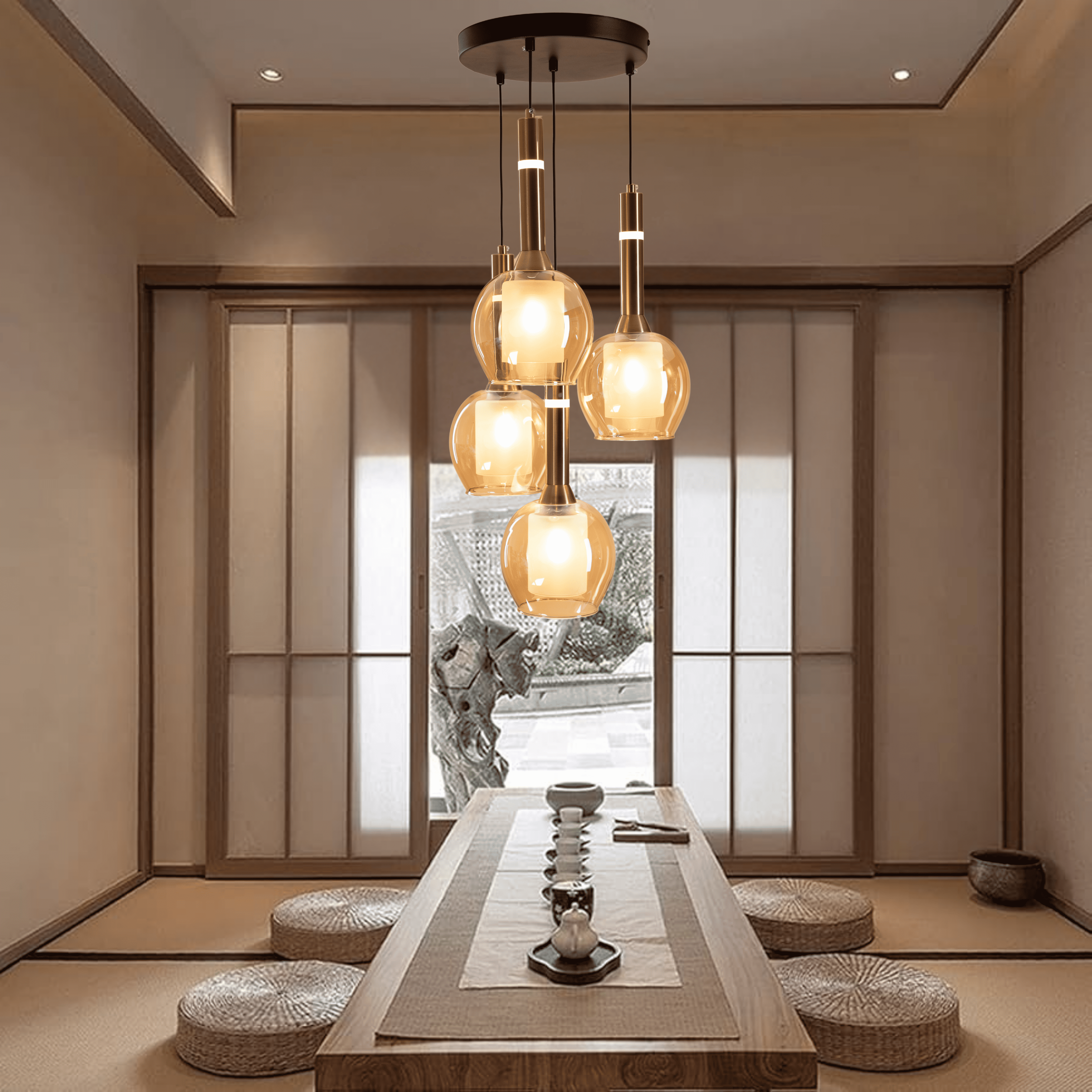 Metro Modern Hanging Light - Teenbatti