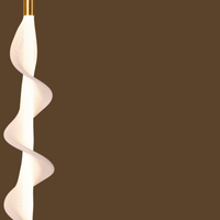 Spiral Glow Hanging Light - Teenbatti