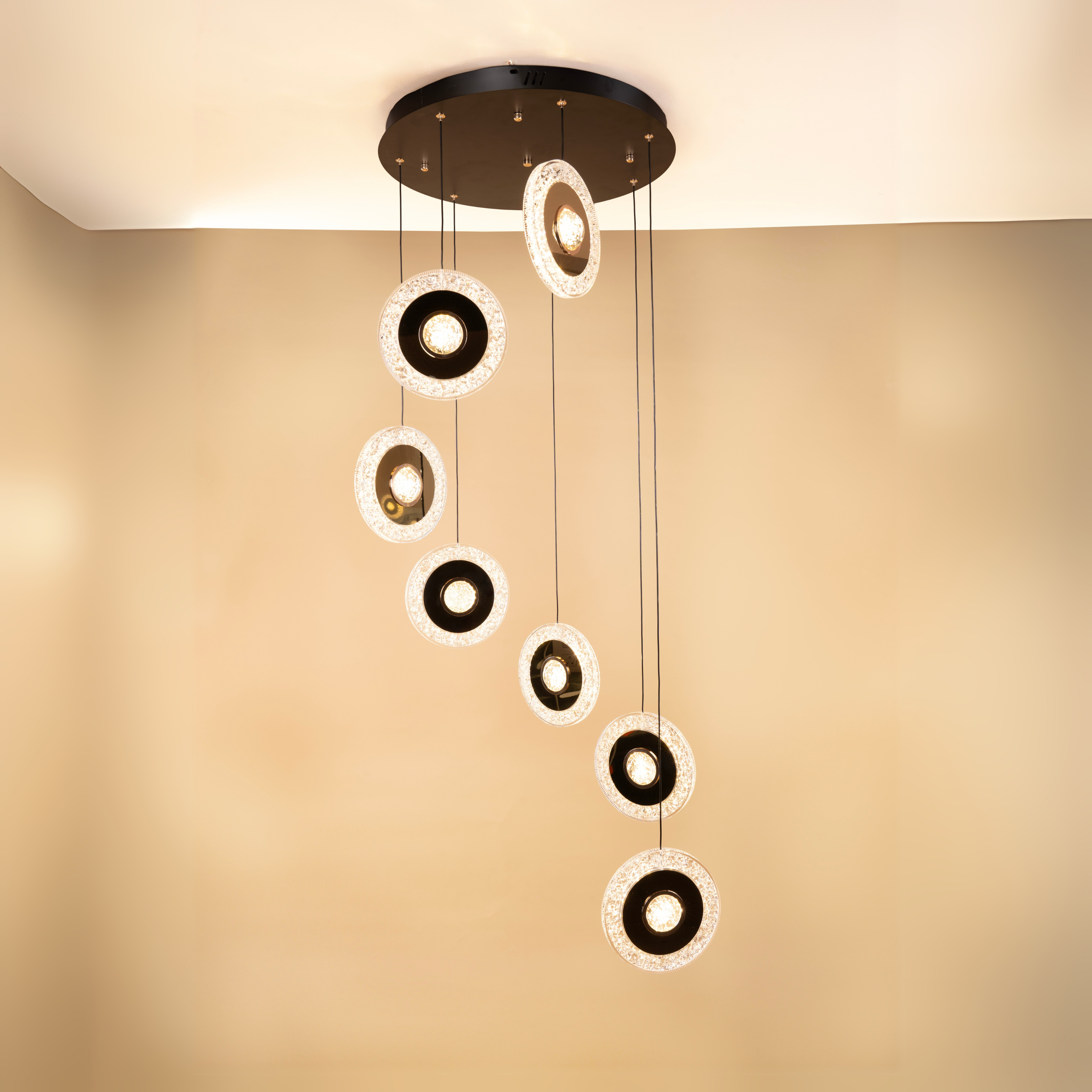 Sparkling Ring Hanging Light - Teenbatti