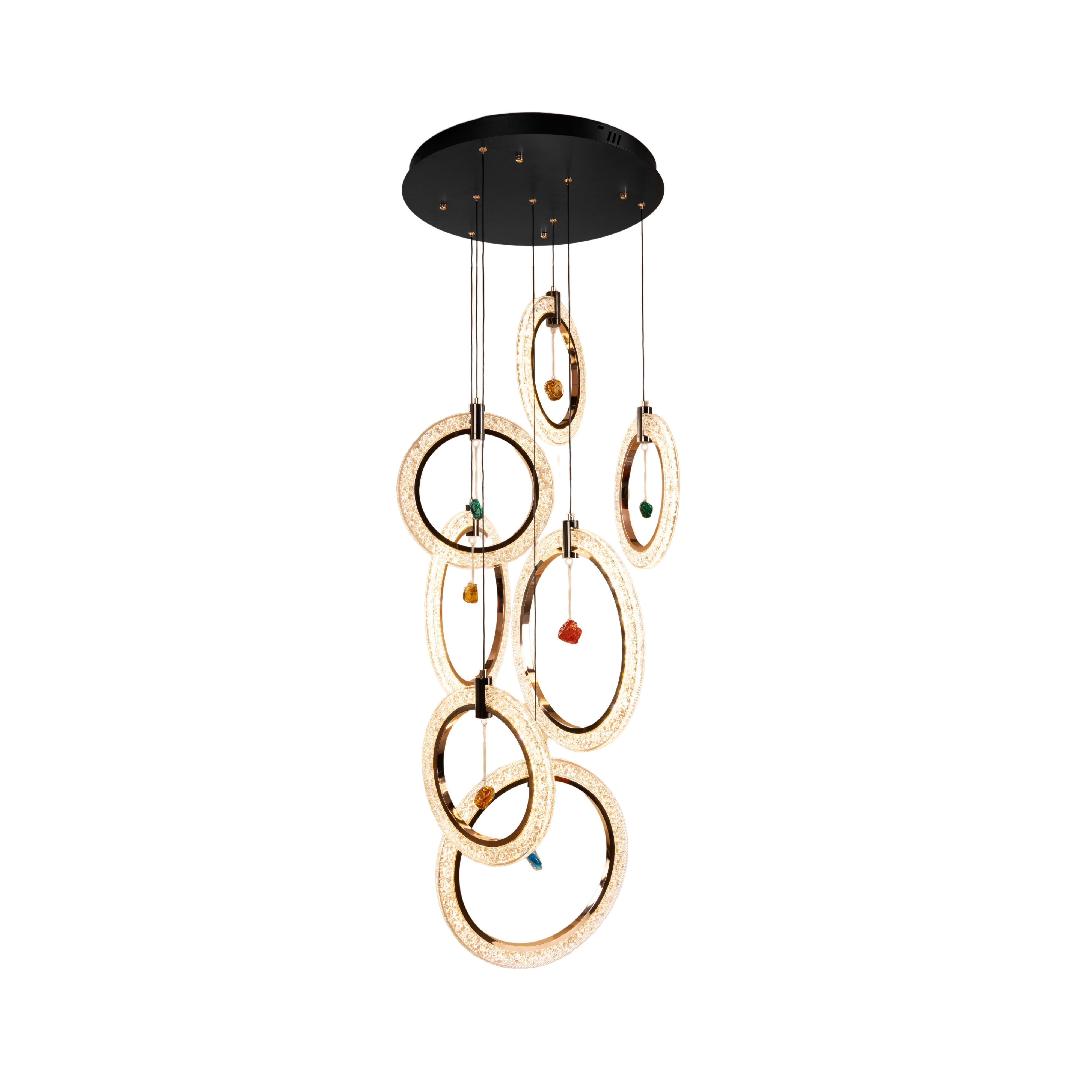 Prismatic Gemstone Hanging Light - Teenbatti