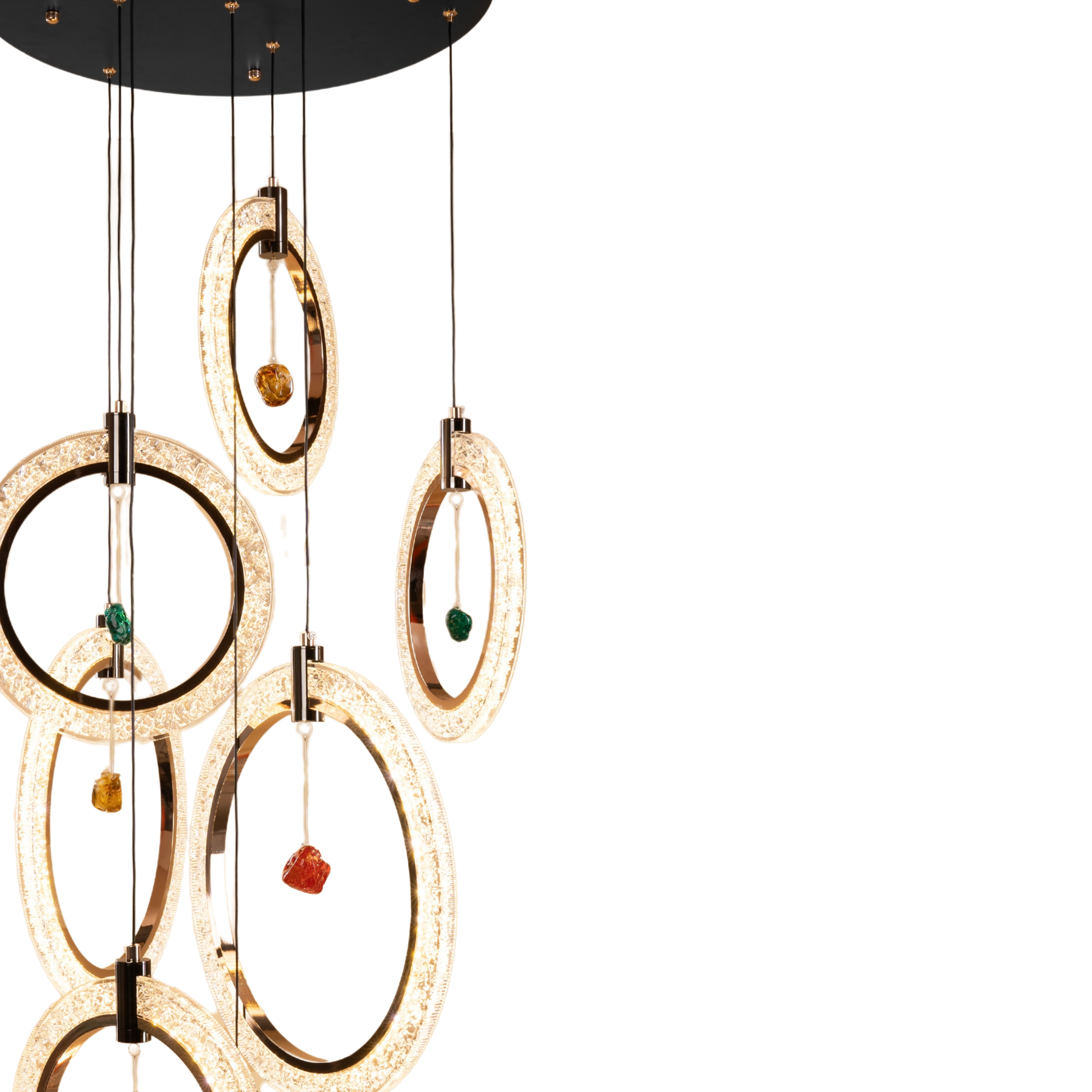 Prismatic Gemstone Hanging Light - Teenbatti