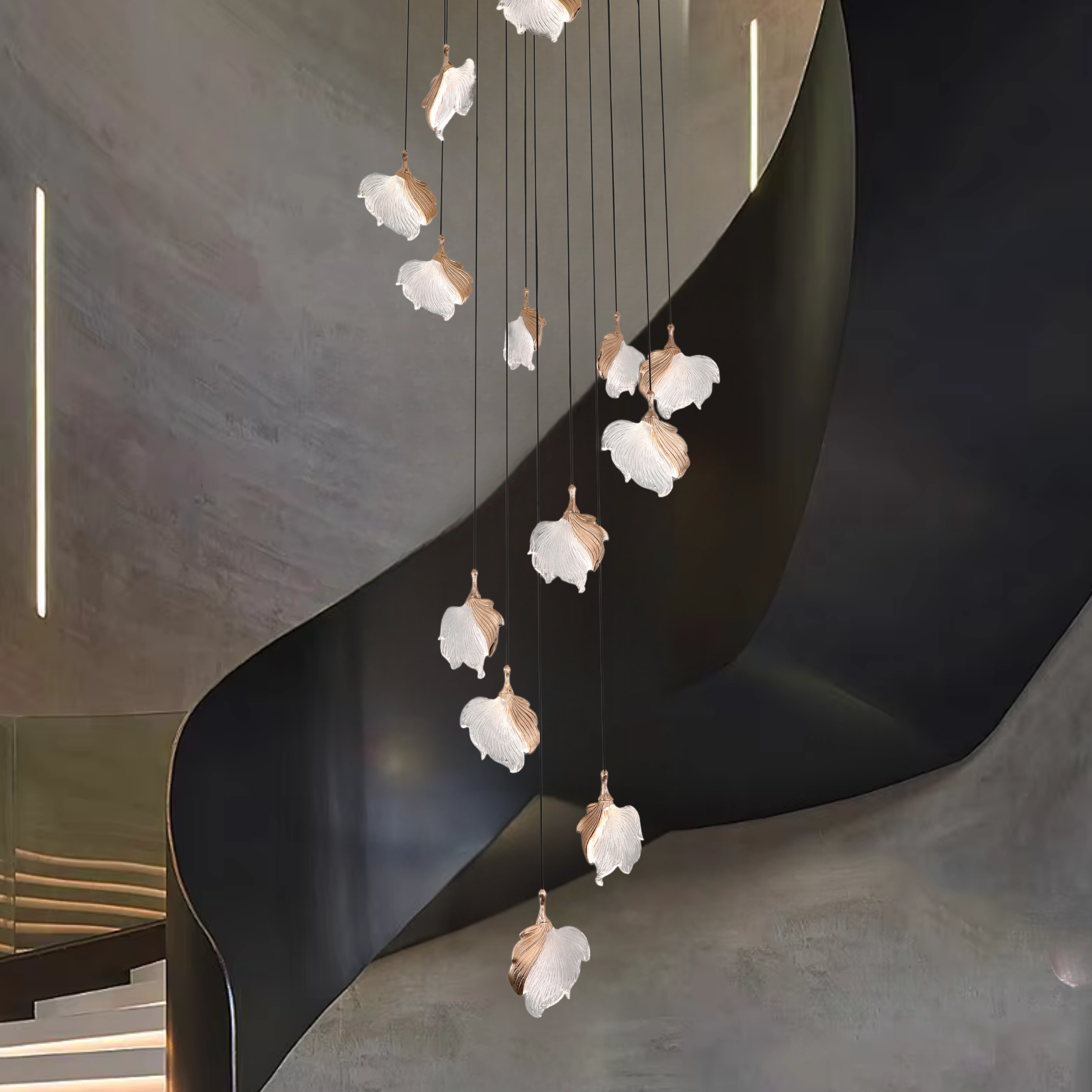 Winter Leaf Hanging Light - Teenbatti