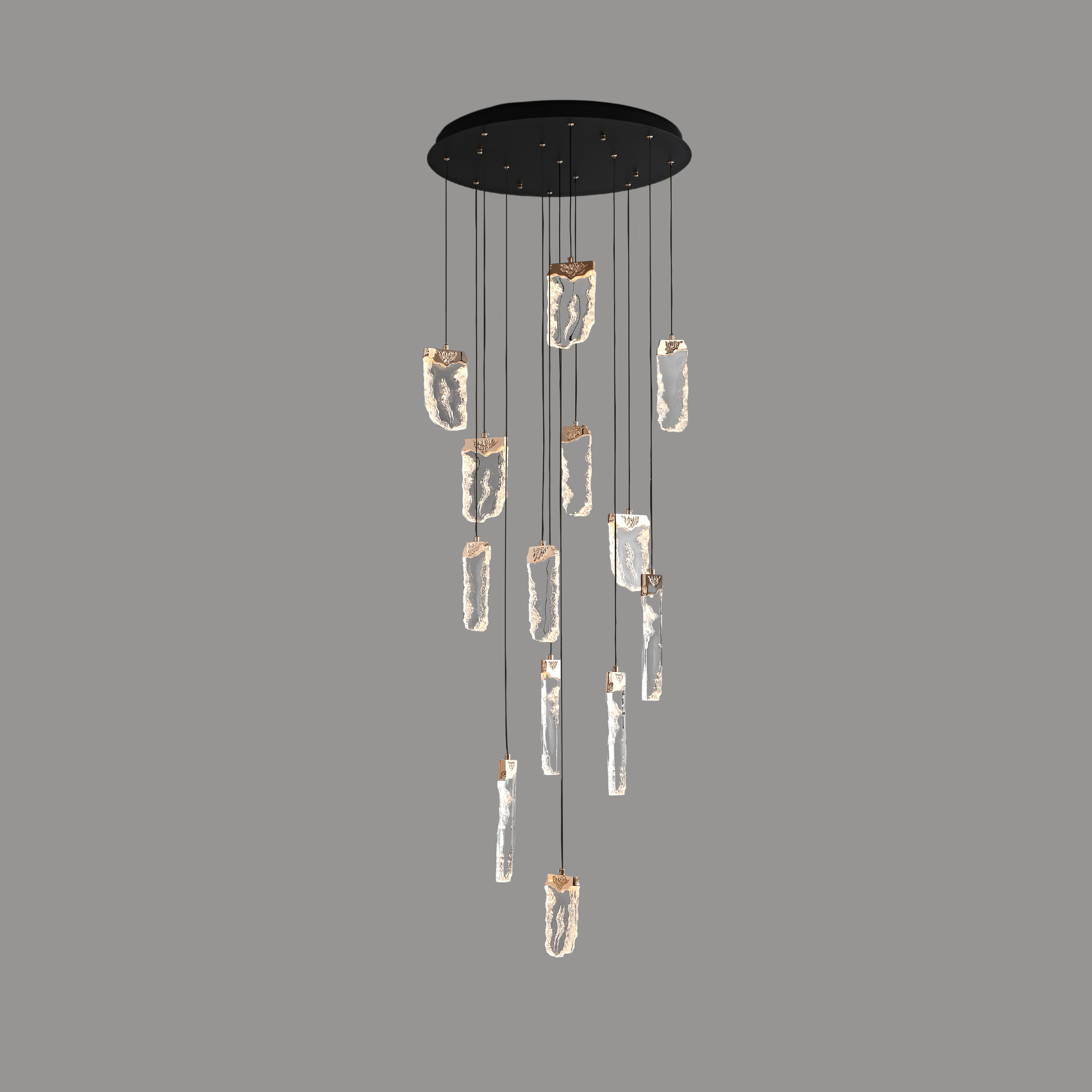 Broken Stone Hanging Light - Teenbatti