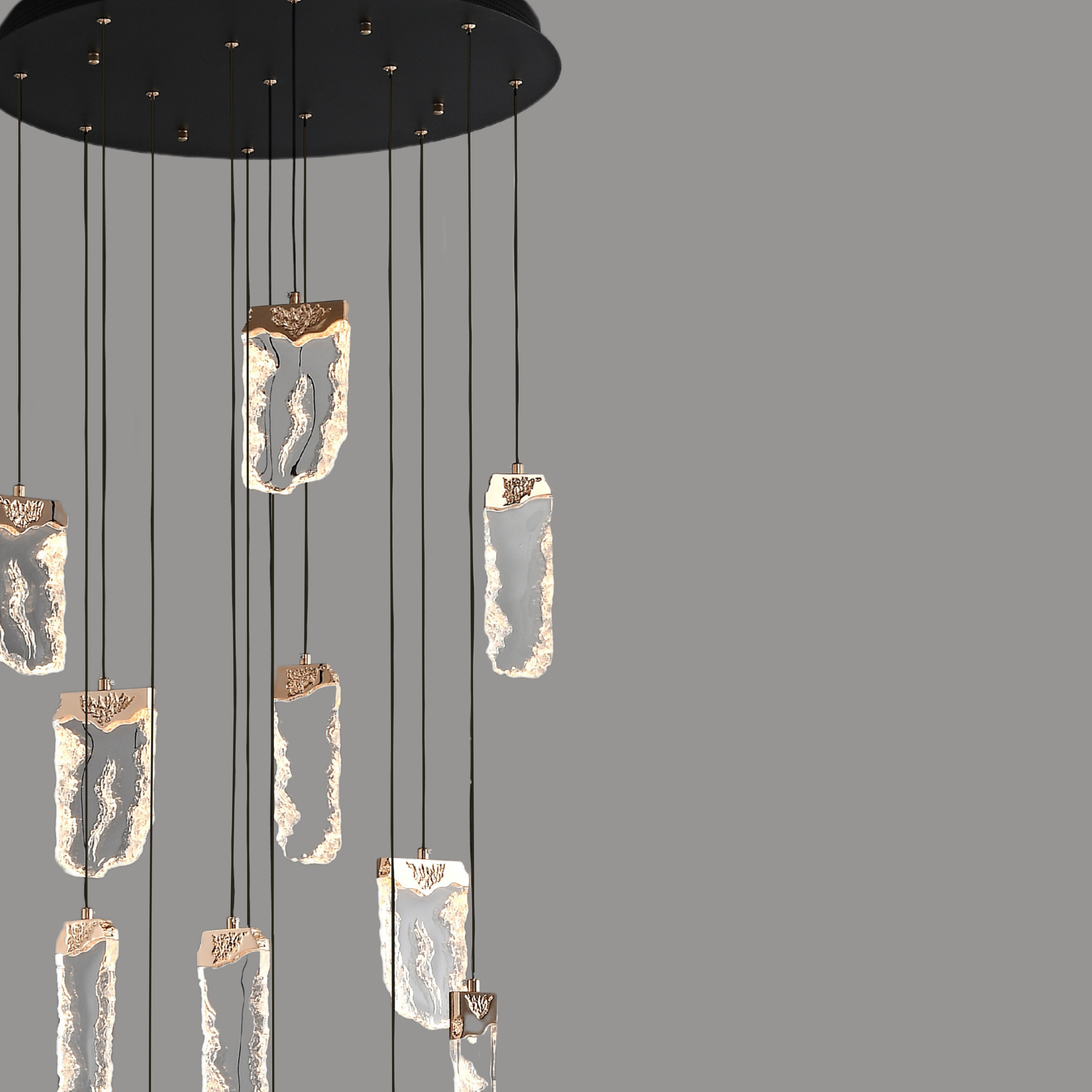 Broken Stone Hanging Light - Teenbatti