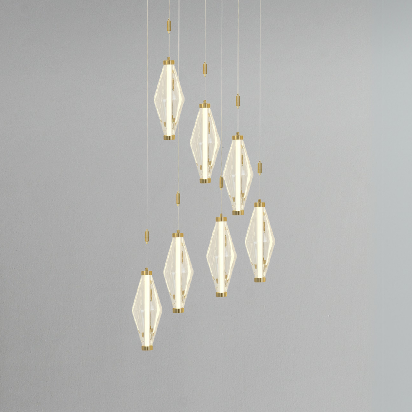 Diamond Drops Hanging Light - Teenbatti
