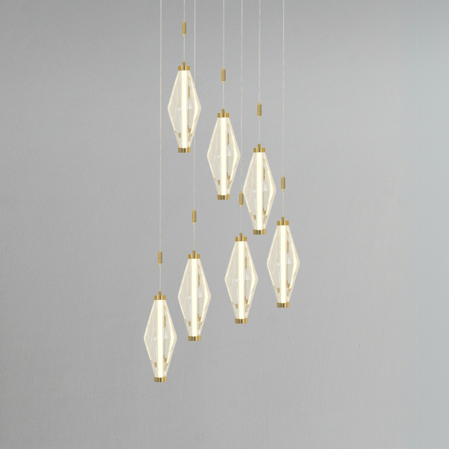 Diamond Drops Hanging Light