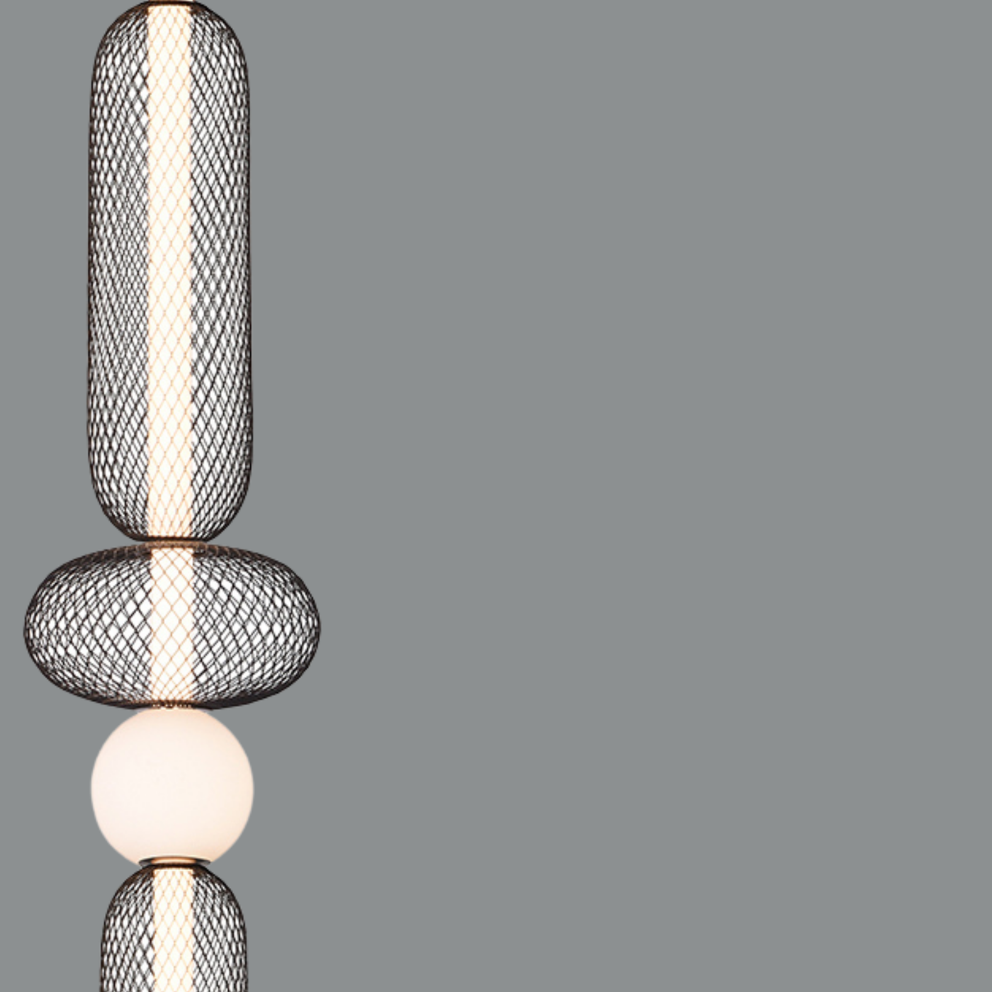 Mesh & Glow A Hanging Light - Teenbatti