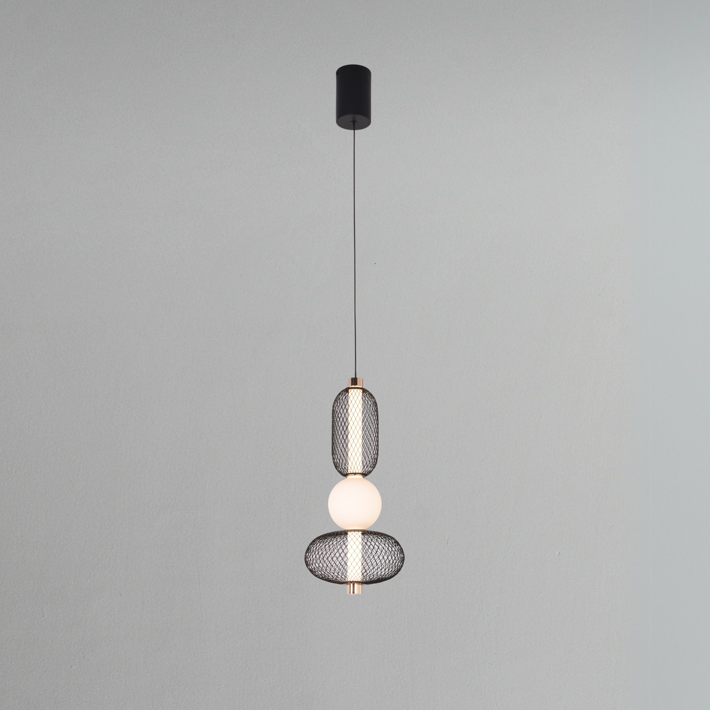 Mesh & Glow B Hanging Light - Teenbatti