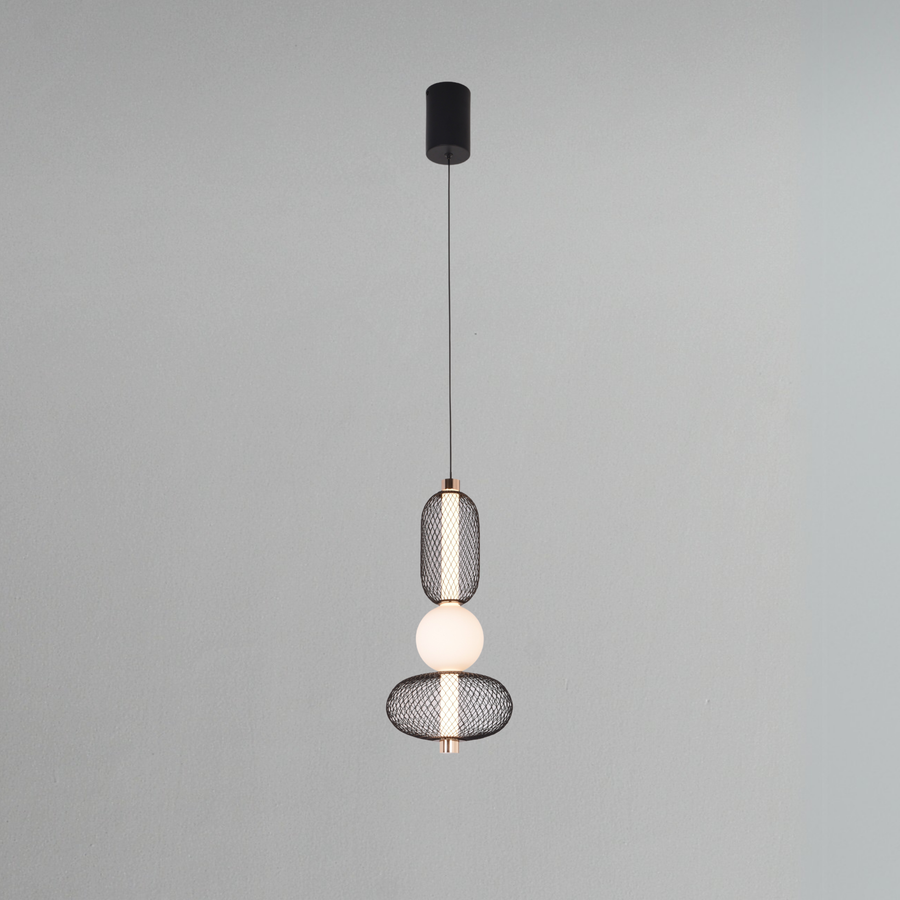 Mesh & Glow B Hanging Light - Teenbatti
