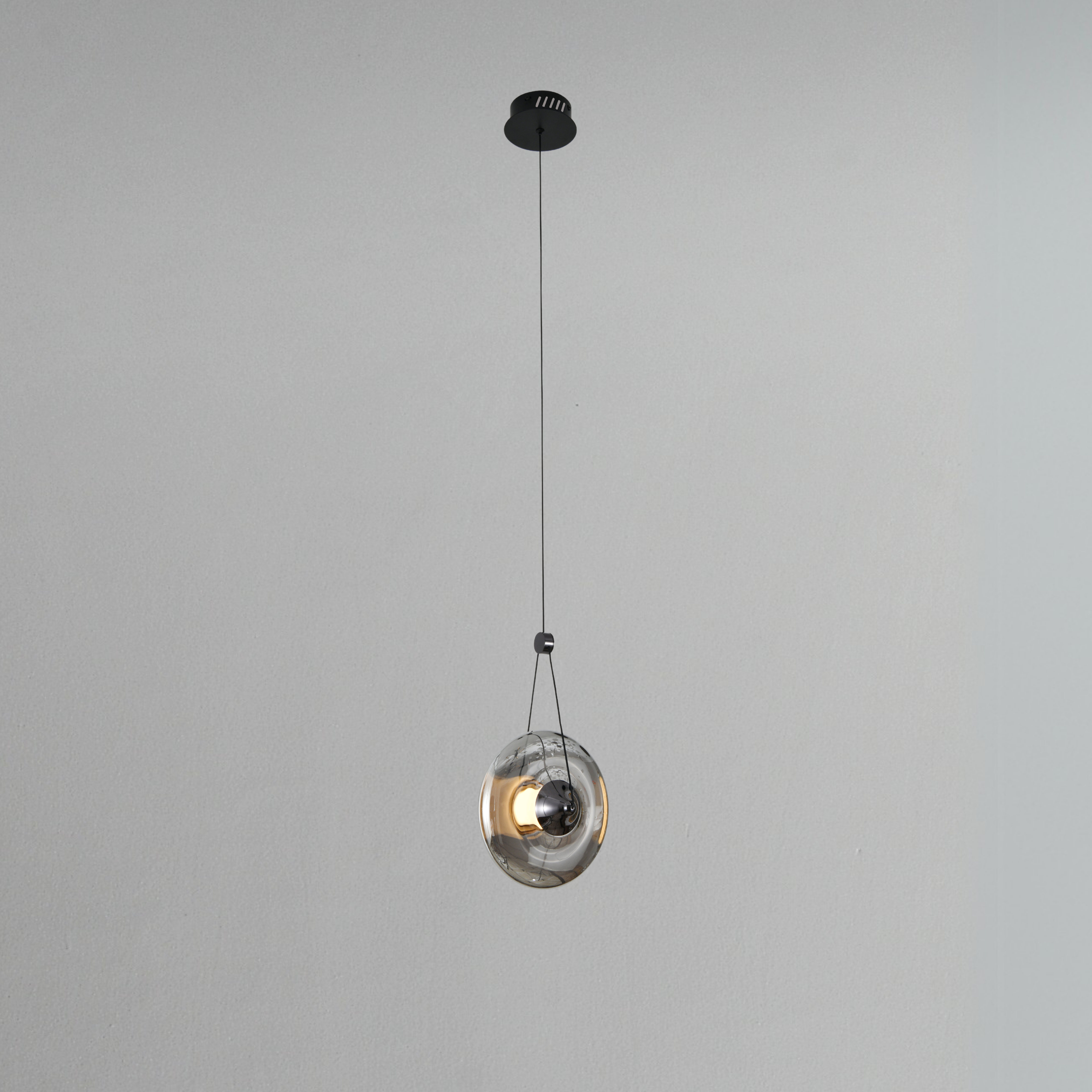 Duo Disc Hanging Light - Teenbatti