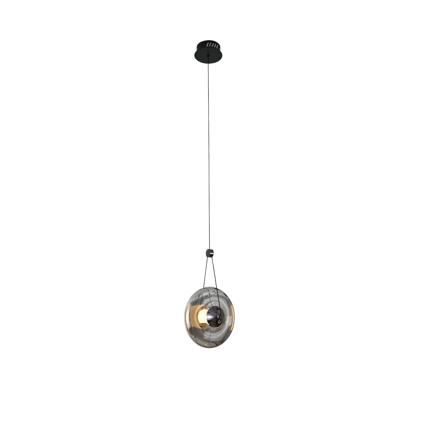 Duo Disc Hanging Light - Teenbatti