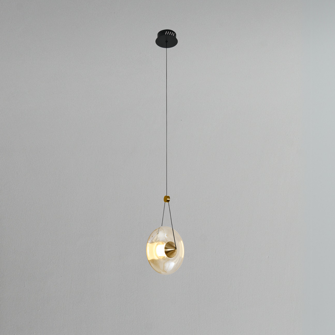 Duo Disc Hanging Light - Teenbatti