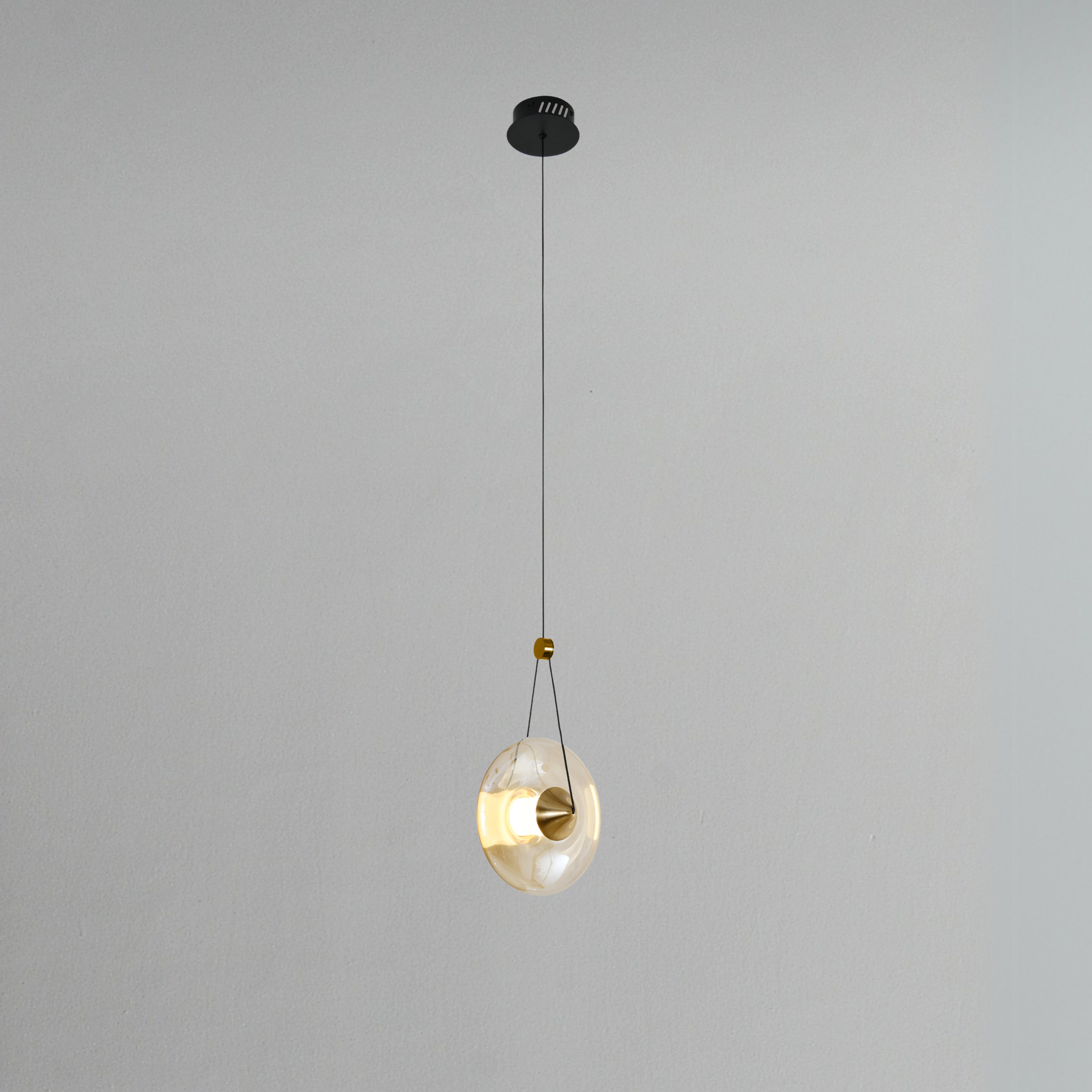 Duo Disc Hanging Light - Teenbatti