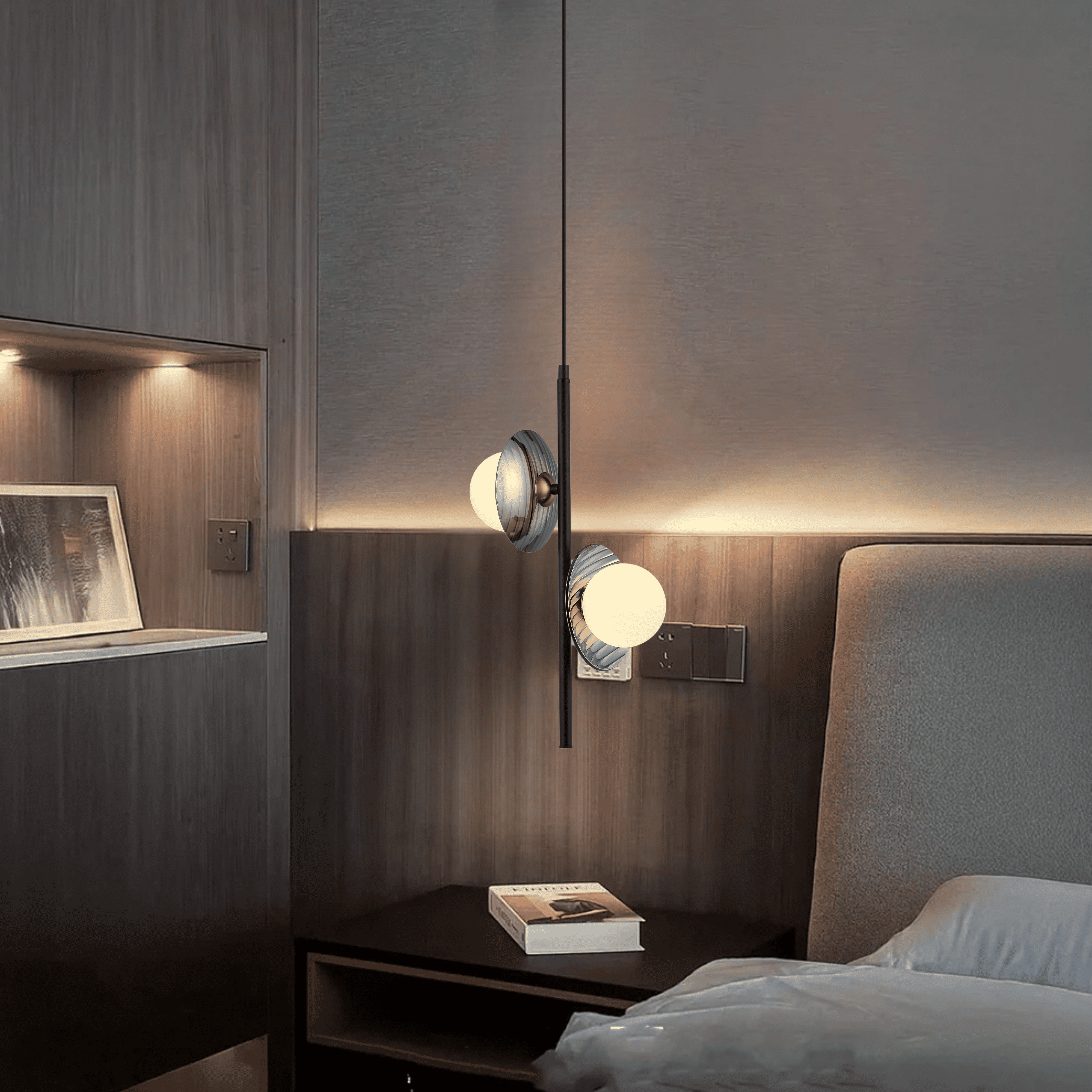 Celestial Orb Hanging Light - Teenbatti