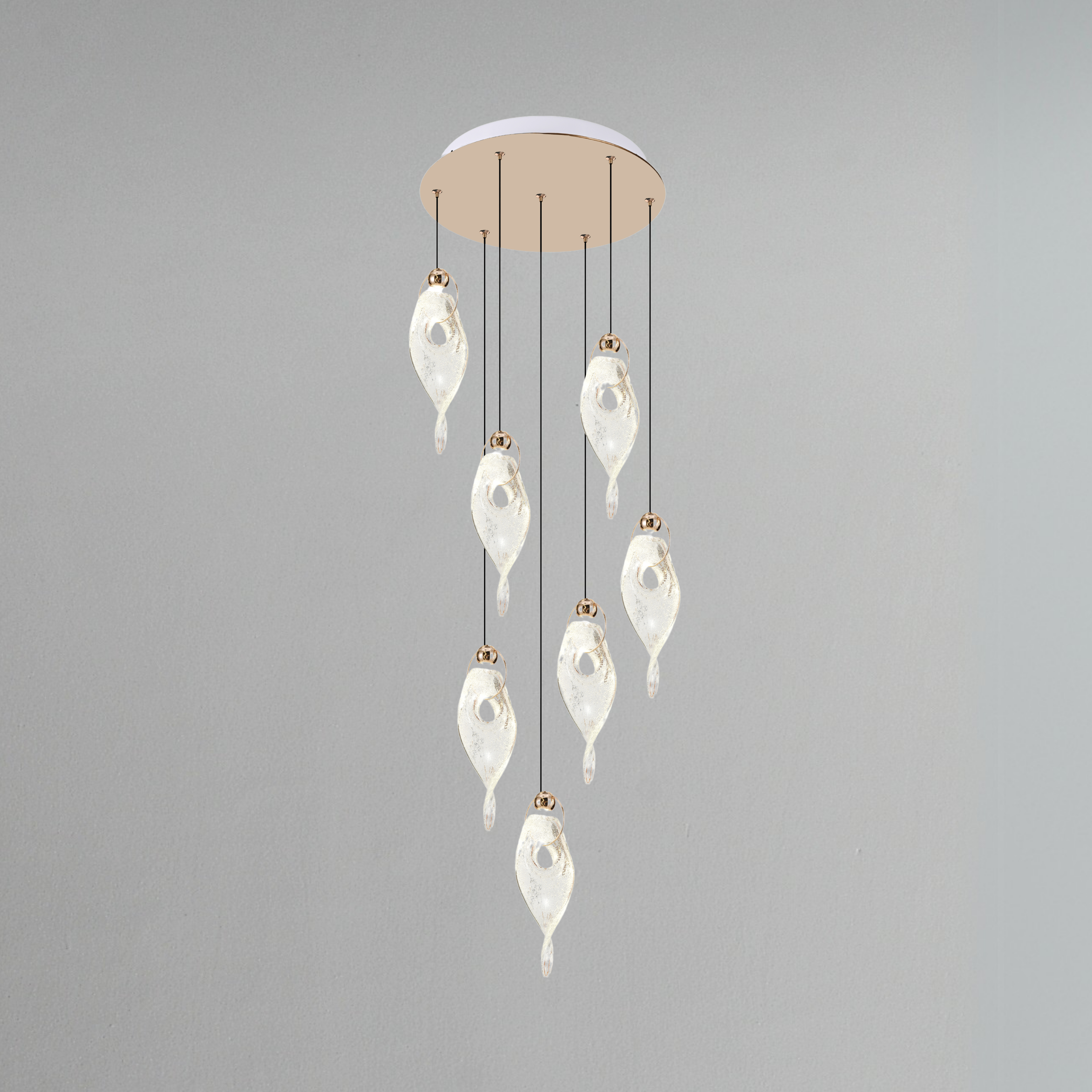 Glazing Drips Hanging Light - Teenbatti