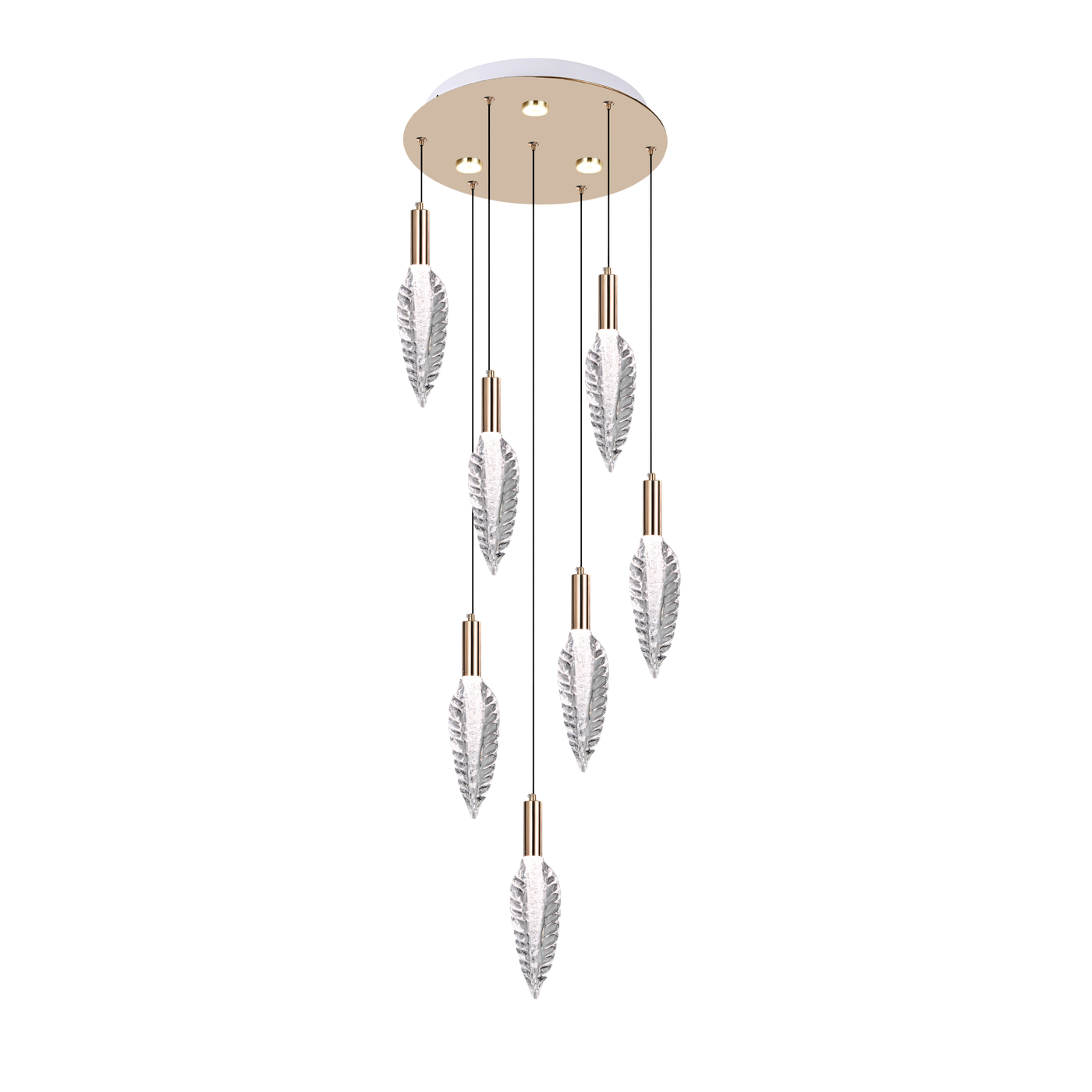 Whispering Leaves Hanging Light - Teenbatti