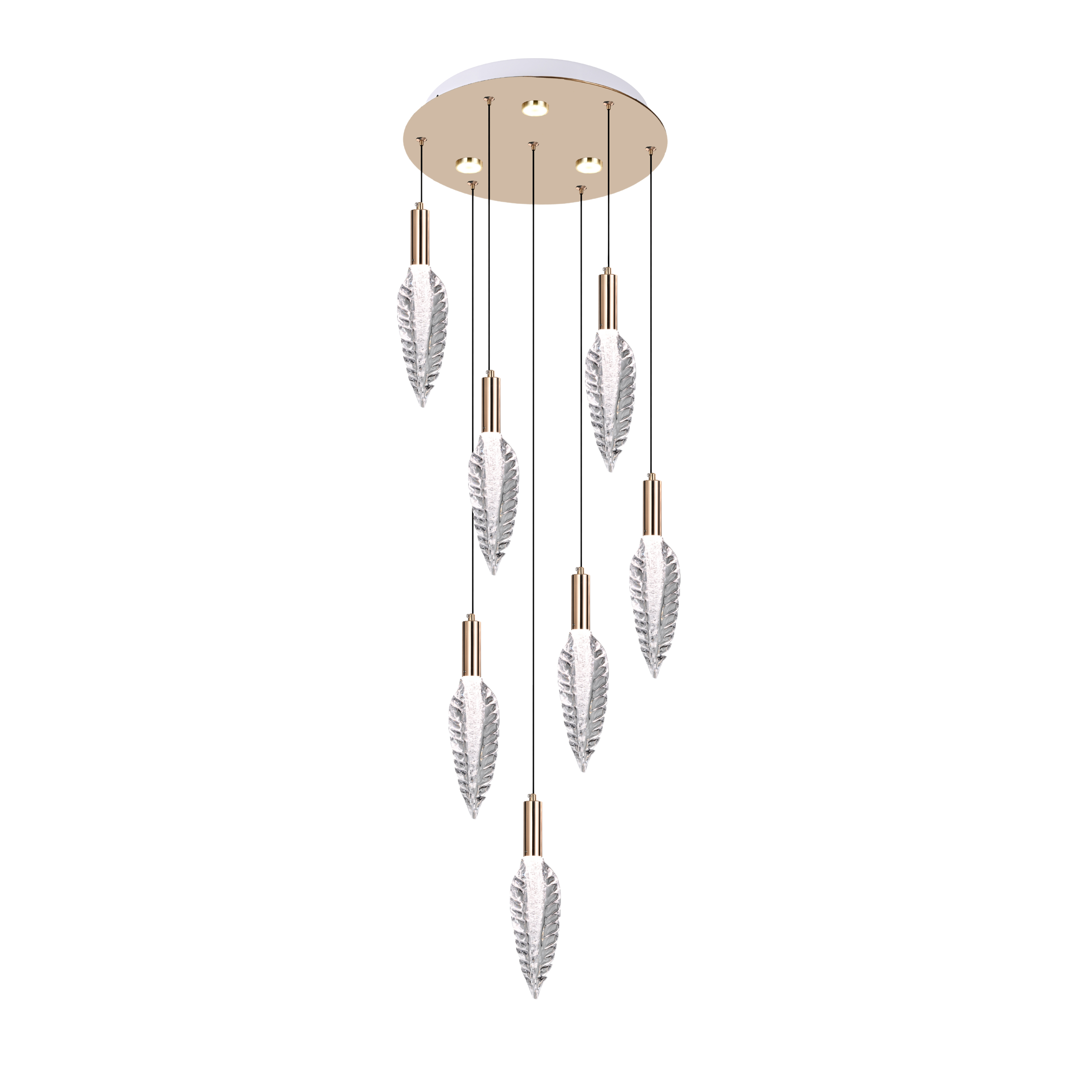 Whispering Leaves Hanging Light - Teenbatti