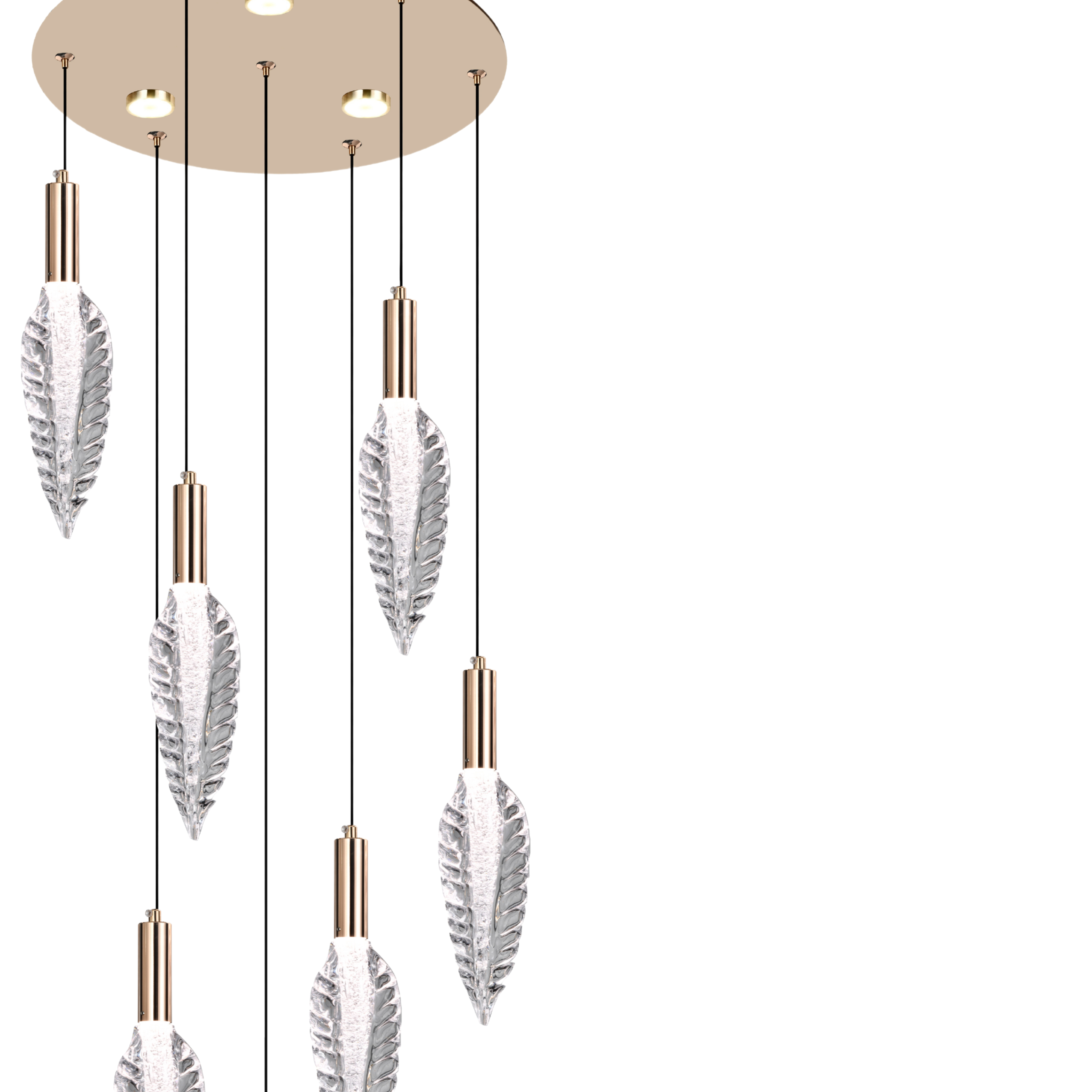 Whispering Leaves Hanging Light - Teenbatti