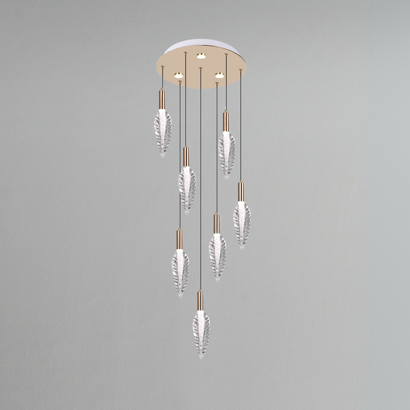 Whispering Leaves Hanging Light - Teenbatti