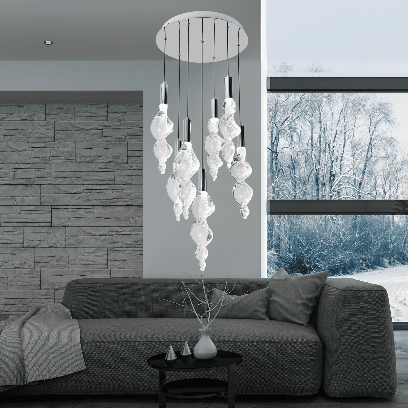 Twist & Twirl Hanging Light - Teenbatti